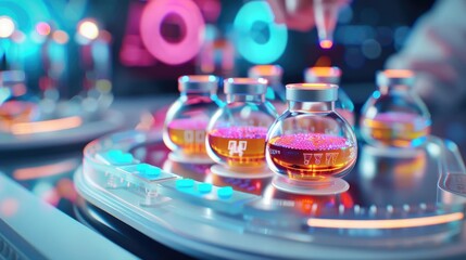 Interactive 3D model of HIVAIDS data visualizations, dynamic graphics and in-depth analysis in a futuristic setting