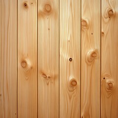 Close-up view of wooden planks with natural grain and knots, perfect for backgrounds, textures, or construction materials.