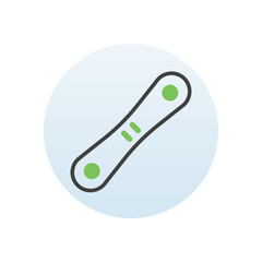 Snowboarding vector icon