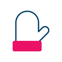 Winter Glove vector icon