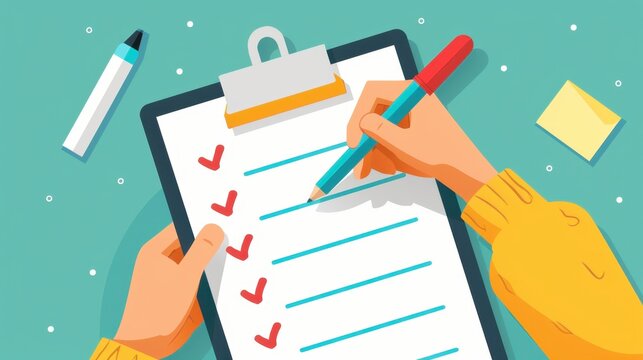 Writing a To-Do List: Compose a precise to-do list to set out your daily tasks and objectives, ensuring you remain organized and no crucial activities are left out.
