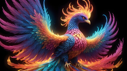 Fototapeta premium abstract colorful background, ai generated