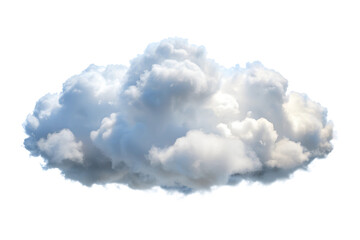 light and clean clouds isolated on a transparent background