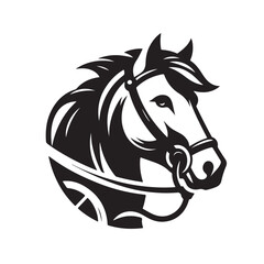 horse head silhouette