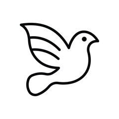 Dove vector icon