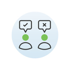 Candidates vector icon