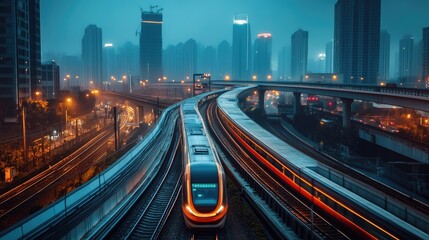 Fototapeta premium Modern Mobility: Captivating Images of Transportation Solutions