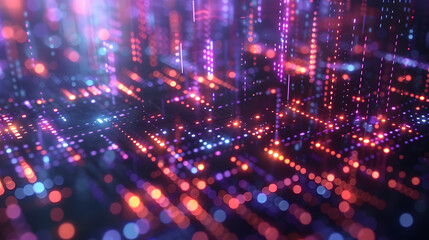 Modern futuristic neon abstract background.