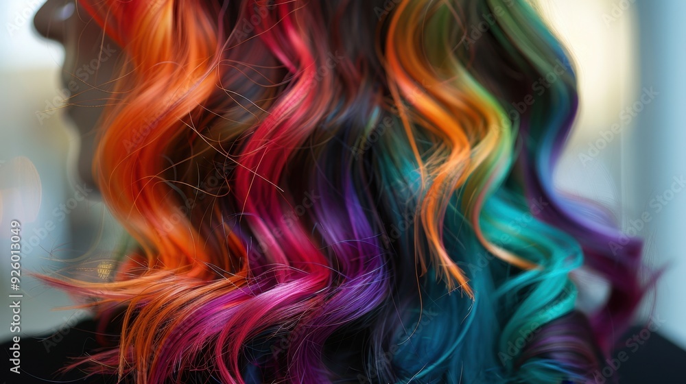 Aufkleber ombre effect with multiple color transitions.