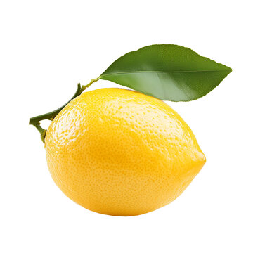 Yellow, Lemon Isolated PNG transparent background