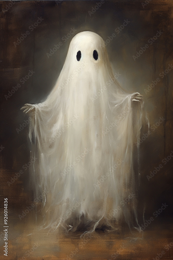 Canvas Prints portrait of a ghost