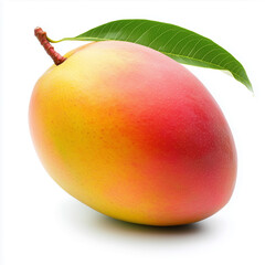 Red, Yellow, Mango Isolated on white background