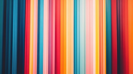Obraz premium Abstract Colorful Stripe Pattern: A vibrant and captivating abstract background image featuring a seamless pattern of colorful stripes.