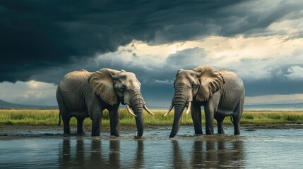 Fototapeta premium Beautiful Beasts: High-Impact Images of Animals in Their Natural Habitats