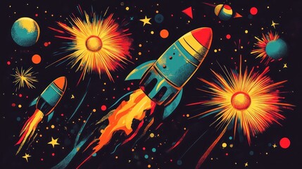 Space Exploration: A Colorful Journey Through the Cosmos