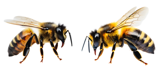 honey bee isolated on transparent background ,bumblebee png ,
