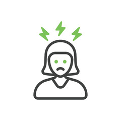 Panic Attacks vector icon