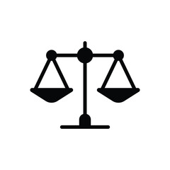 Scale Of Justice vector icon