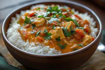 Maafe - Guinean Peanut Stew with Chicken and Rice