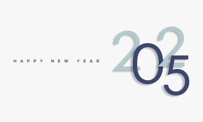 2025 Happy New Year greeting Card