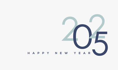 2025 Happy New Year greeting Card