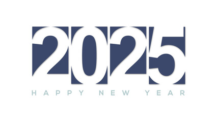 2025 Happy New Year greeting Card