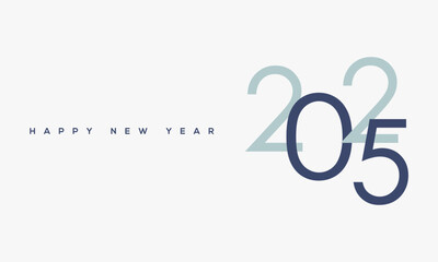 2025 Happy New Year greeting Card