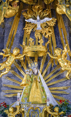 Obraz premium madonna, Pilgrimage church Maria Schutz, Semmering, Lower Austria, Austria, Europe, July 2024