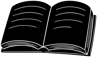 diary illustration book silhouette paper logo notebook icon note outline education office school memo message planner textbook cover stationery shape organizer binder sheet for vector graphic