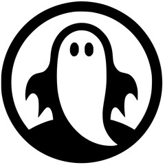 Ghost symbol silhouette