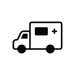  Ambulance vector icon