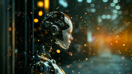 人間の思考をトレースする人工知能（AI）の概念図