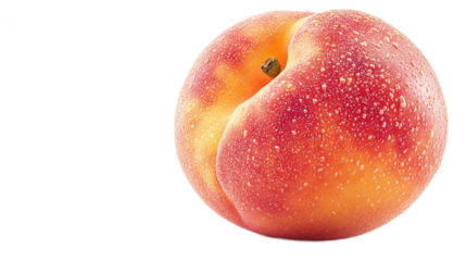 Fresh Peach with Water