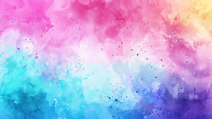 Obraz premium colorful cloud painted watercolor background
