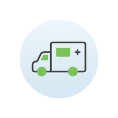  Ambulance vector icon