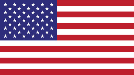 Detailed USA Flag Illustration for Patriotic Design Projects