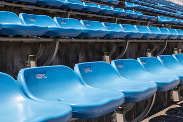 スタジアムの椅子