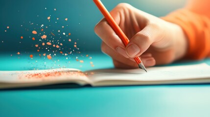 Creative English Class Inspirations: Novels and Writing Prompts in Charming Watercolor Style