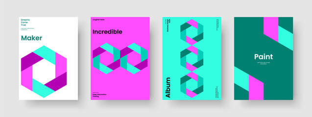 Geometric Brochure Layout. Modern Book Cover Template. Isolated Business Presentation Design. Report. Background. Banner. Flyer. Poster. Brand Identity. Handbill. Leaflet. Notebook. Newsletter