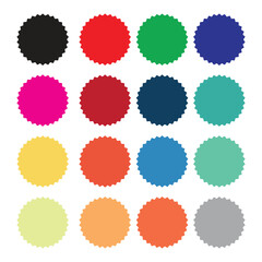 Geometric Shape icon set vector illustration