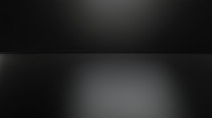 A clean, black background with subtle light reflections, providing a sleek and professional look