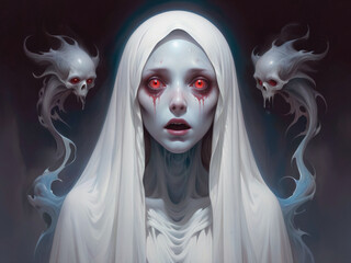 An Evil Witch in White