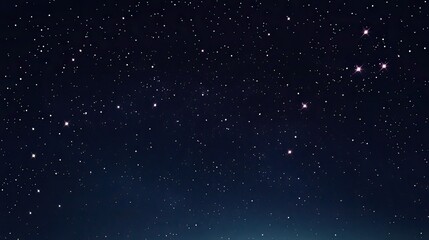 A dark, starry night sky background with twinkling stars, perfect for celestial and dreamy designs