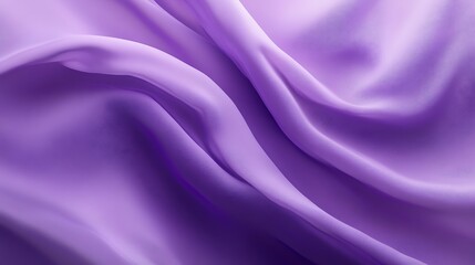 Obraz premium Abstract purple fabric background with soft waves and textures.
