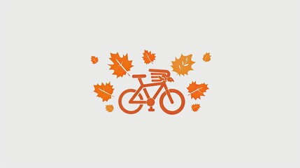 Fototapeta premium a bicycle with a basket