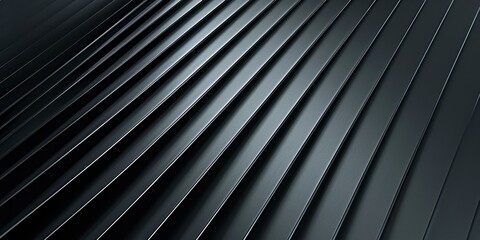 Obraz premium Trendy minimal metallic texture with sleek lines on a dark background