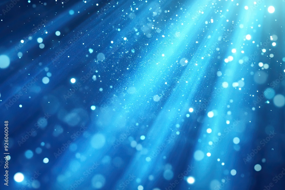 Poster abstract blue background with light. perfect for adding a touch of magic and wonder to your designs.