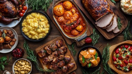 Delicious Festive Dinner