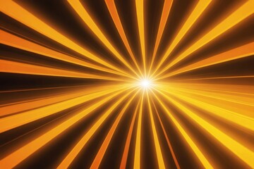 Bright orange and yellow rays background