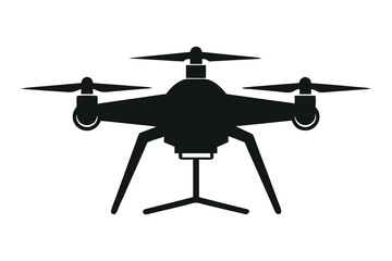 drone silhouette vector illustration